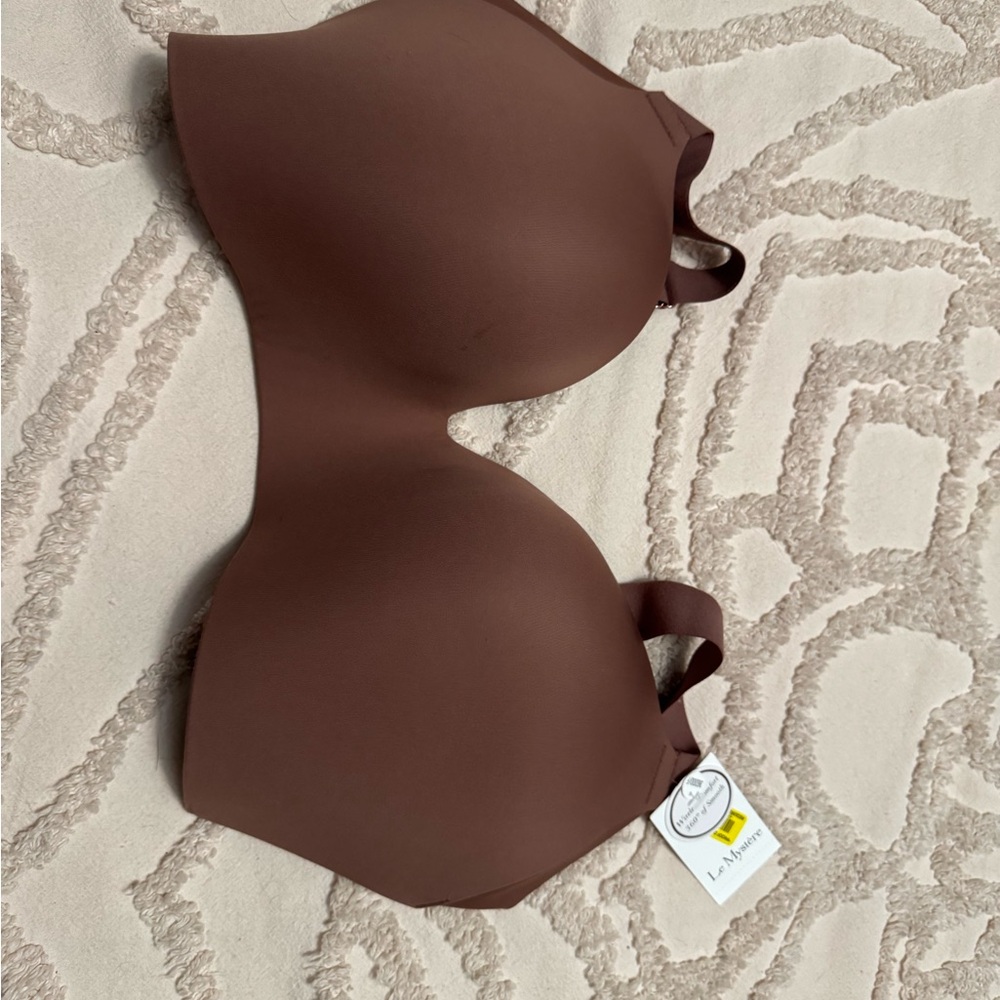 Le Mystere Brown Seamless Strapless Bra